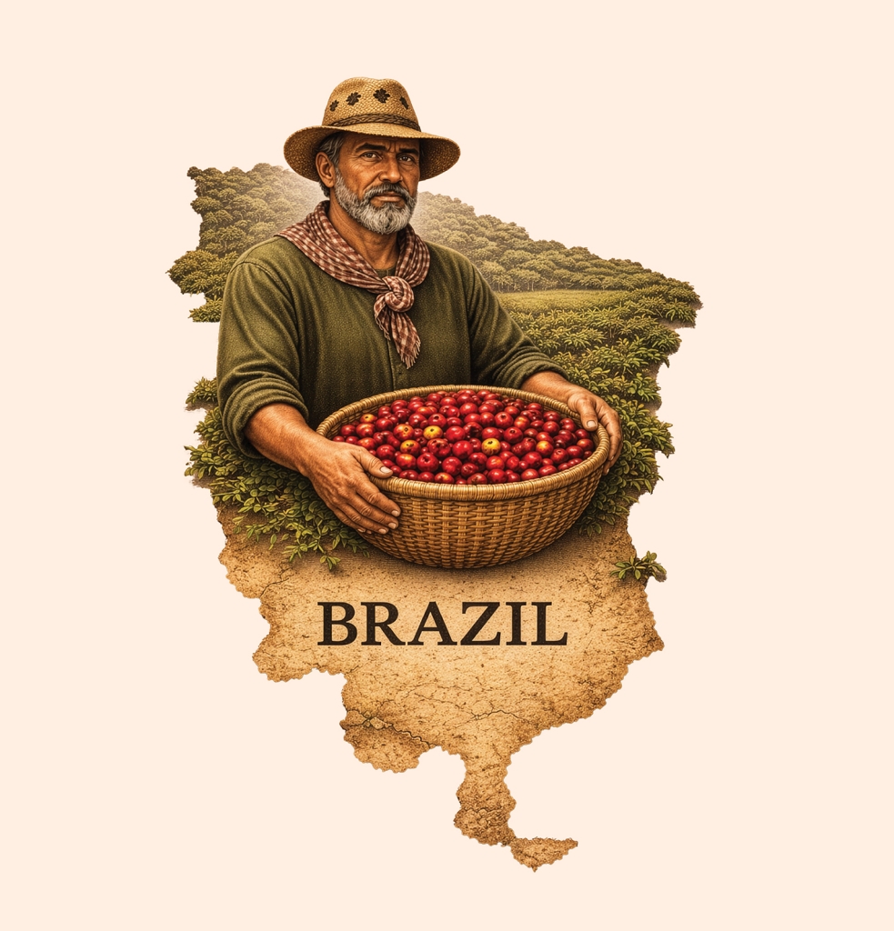 Brezilya Çekirdek Kahve