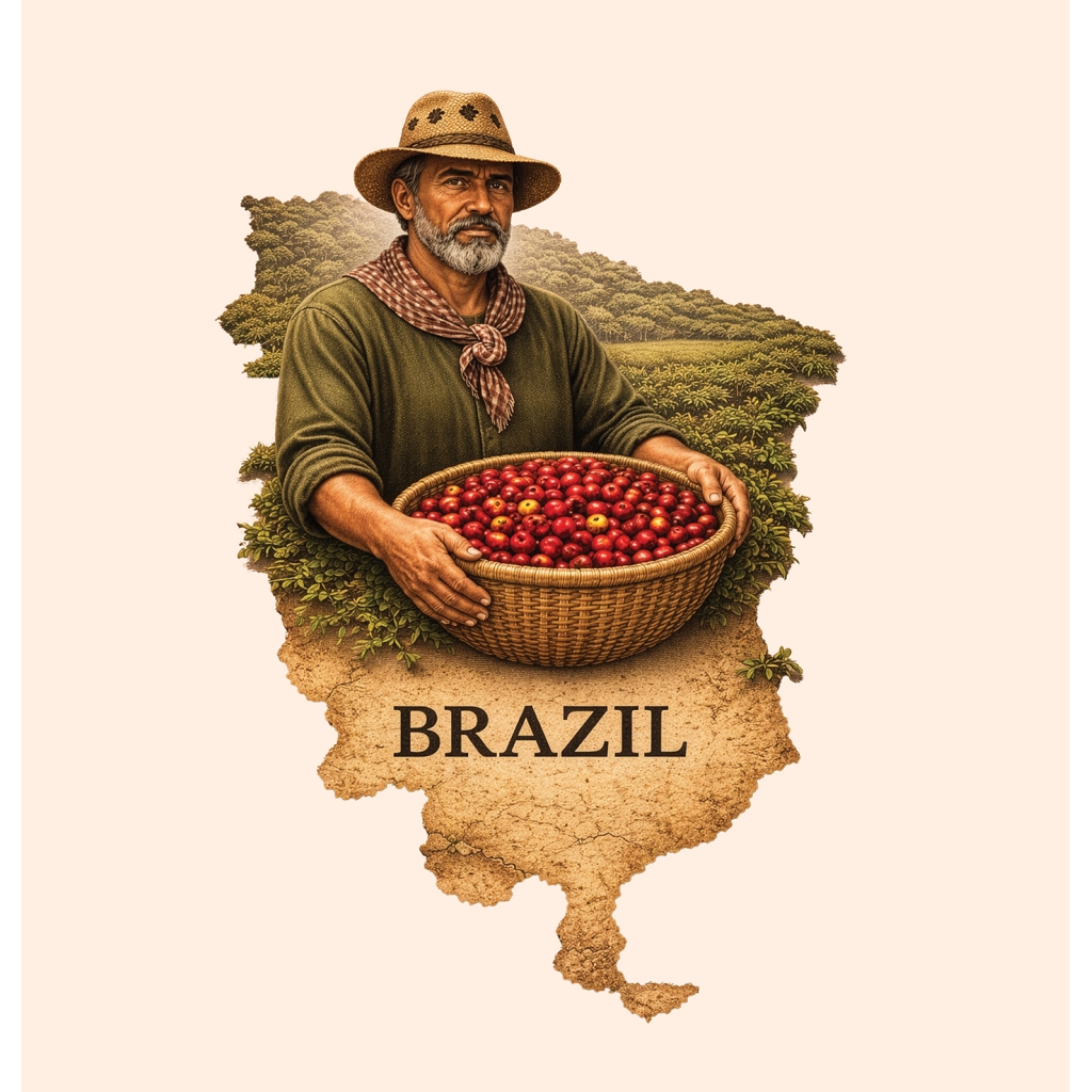 Brezilya Çekirdek Kahve
