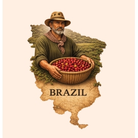 Brezilya Çekirdek Kahve