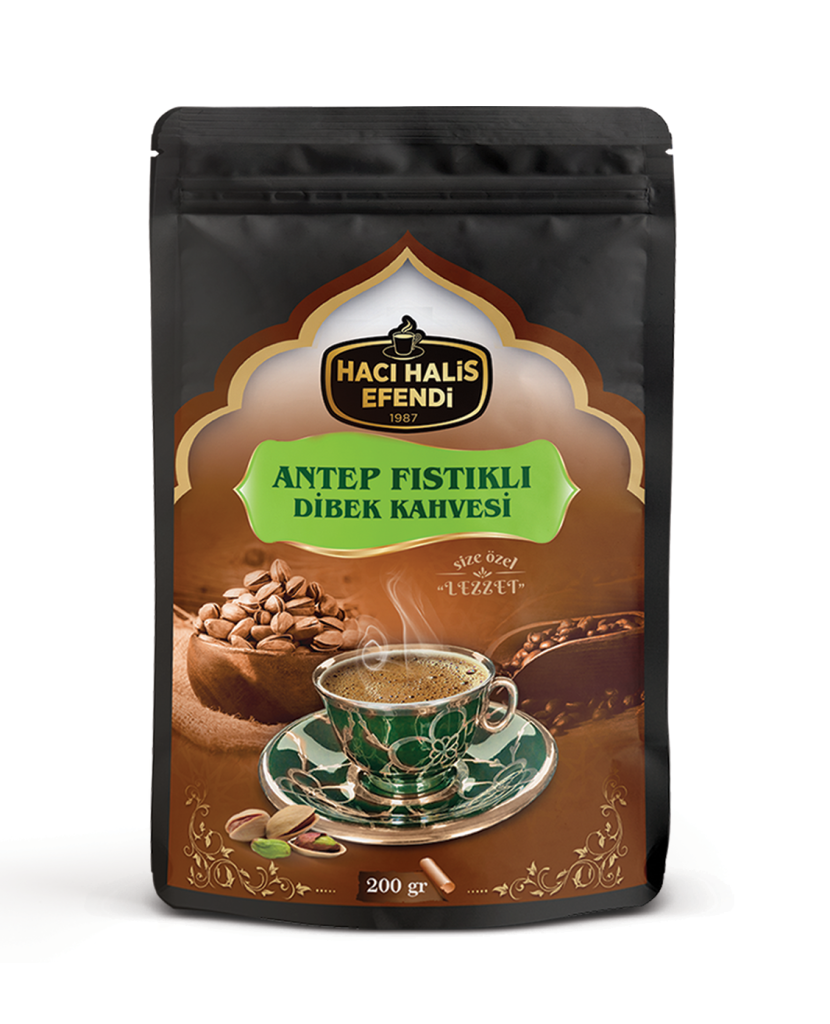 Hacı Halis Efendi Antep Fıstıklı Dibek Kahvesi 200gr
