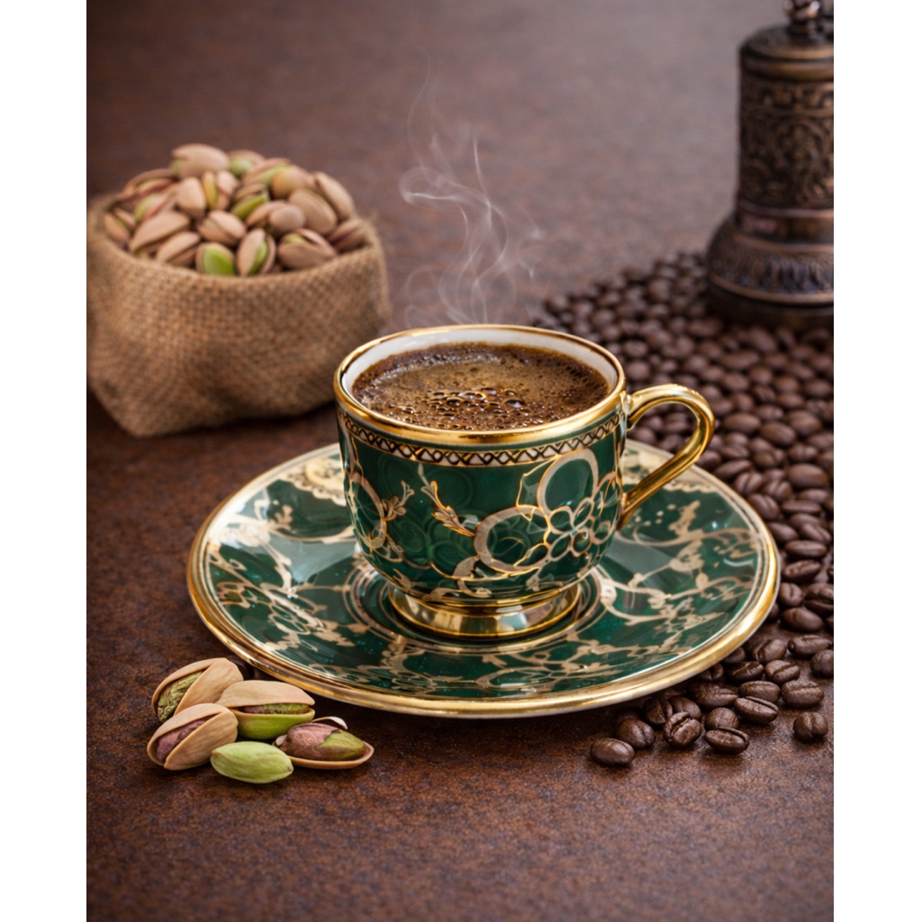 Hacı Halis Efendi Antep Fıstıklı Dibek Kahvesi 200gr