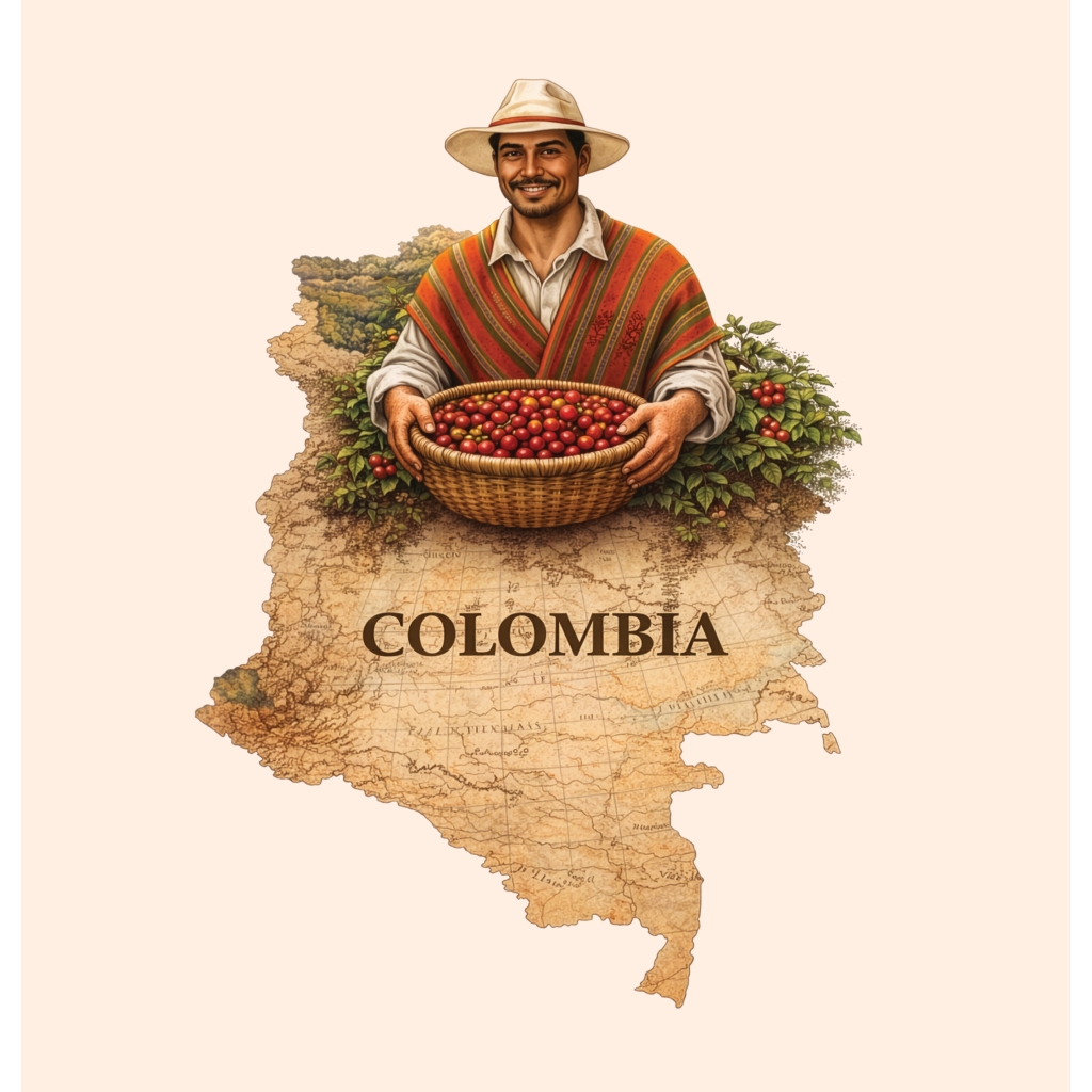 Kolombiya Çekirdek Kahve