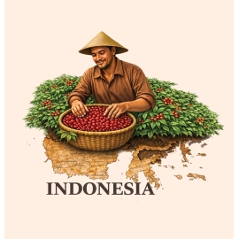 Endonezya Çekirdek Kahve