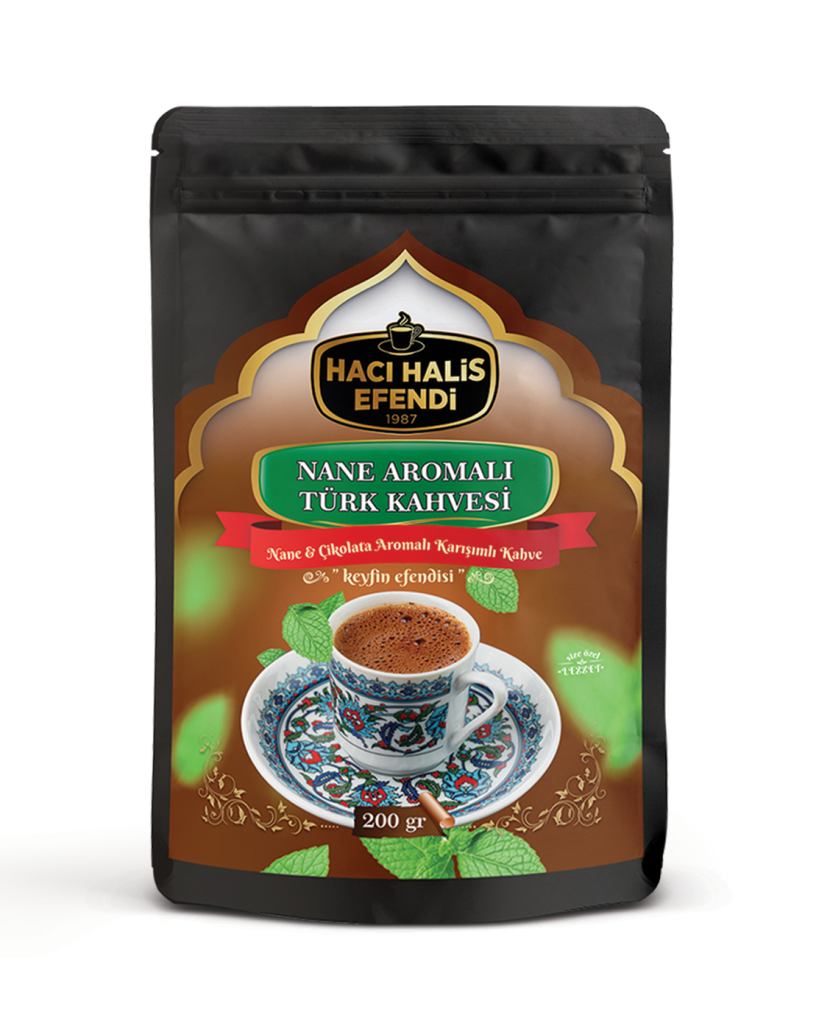 Hacı Halis Efendi Nane Aromalı Türk Kahvesi 200gr