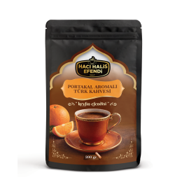 Hacı Halis Efendi Portakal Aromalı Türk Kahvesi 200gr