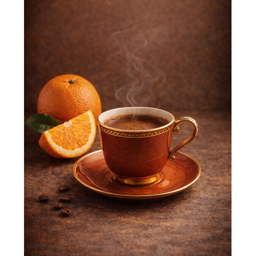 Hacı Halis Efendi Portakal Aromalı Türk Kahvesi 200gr