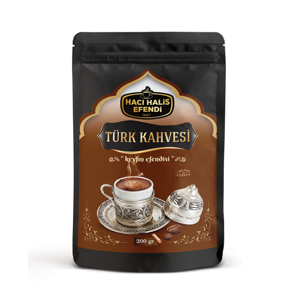 Hacı Halis Efendi Türk Kahvesi 200gr - Klasik Kavrulmuş