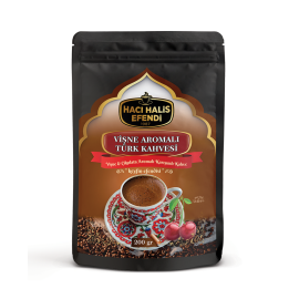 Hacı Halis Efendi Vişne Aromalı Türk Kahvesi 200gr